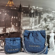 CHANEL 샤넬  22백 데님