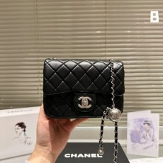 CHANEL 샤넬 쁘띠삭 뉴미니 실버볼