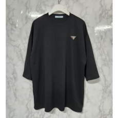 PRADA 프라다 라운드 7부 T