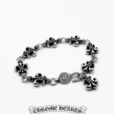 CHROME HEARTS 크롬하츠 CH 클래식 BS 로고 컷아웃 브레이슬릿