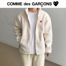 COMME DES GARCONS 꼼데가르송 양 플리스 집업
