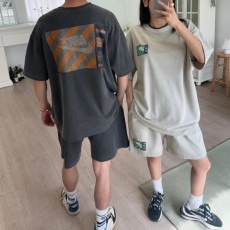 NIKE 나이키 빗살 피그먼트반팔셋업