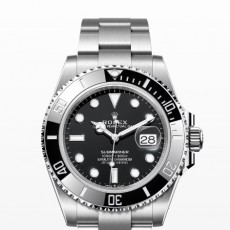 ROLEX 로렉스 서브마리너 데이트 글라인드락 버전 블랙다이얼