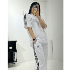 ADIDAS 아디다스 삼선 반팔 긴바지세트