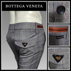 BOTTEGA VENETA 보테가베네타 체크 슬랙스