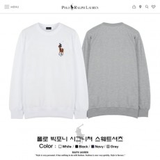 POLO 폴로 빅포니 특양면맨투맨