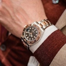 ROLEX 로렉스 GMT마스터2. 루트비어 로즈골드 콤비