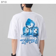 STUSSY 스투시 멜티드 라운드 티셔츠