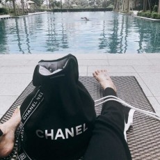 CHANEL 샤넬 코코파우치복조리백