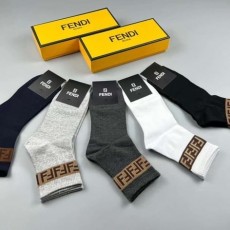 FENDI 펜디 남녀공용 5종 양말세트