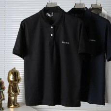 MIUMIU 미우미우 자수 로고 피케 카라 반팔티