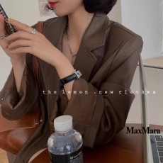 MAXMARA 막스마라 레더자켓