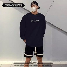 OFF WHITE 오프화이트 블랙 컬러 타이다이 티셔츠