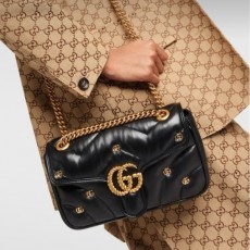 GUCCI 구찌  GG 마몬트 스몰 숄더백