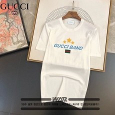 GUCCI 구찌 스타 밴드 로고 티셔츠