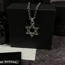 CHROME HEARTS 크롬하츠 CH 스타오브다윗 Large 참 팬던트 (키링&목걸이)