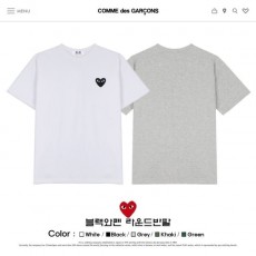 COMME DES GARCONS 꼼데가르송 블랙와펜 오버핏 라운드반팔