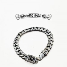 CHROME HEARTS 크롬하츠 CH 미니 사이클 크로스 체인 브레이슬릿