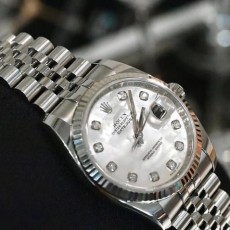 ROLEX 로렉스 데이저스트 텐포인트 다이아 실버