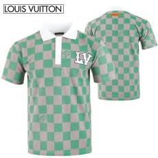 LOUIS VUITTON 루이비통 LV 자수 전판 나염 카라T