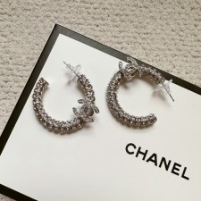 CHANEL 샤넬 후프링 귀걸이