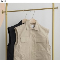 SOUTHCAPE 사우스케이프 여성 더블 포켓 트윌 베스트