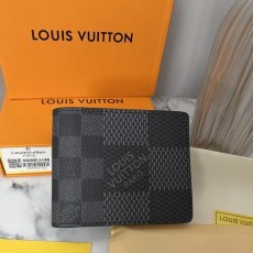 LOUIS VUITTON 루이비통 다미에 인피니 3D 블랙 반(지)갑