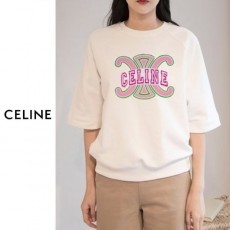 CELINE 셀린느 멀티컬러 5부 맨투맨