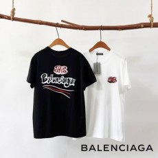 BALENCIAGA 발렌시아가 페인팅 웨이브 로고 반팔티