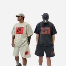 NIKE 나이키 피그먼트 레이브 반팔 반바지 셋업