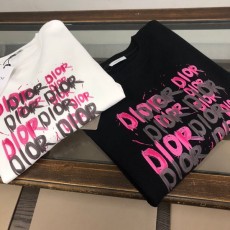 DIOR 디올 핑크 투톤 페인팅 맨투맨