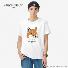 MAISON KITSUNE 메종키츠네 폭스 헤드 코튼 반팔 티셔츠