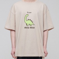 미*** 공룡 로고 티셔츠