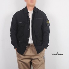 안감 누빔다운 셔츠자켓