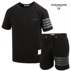 톰* 23SS 다크 4바 반팔 & 반바지 트레이닝세트