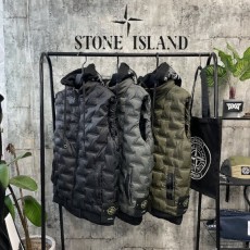 앰보후드패딩조끼