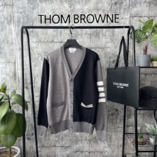 톰* 4선배색니트 가디건