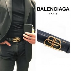 BALENCIAGA 발렌시아가 24s BB로고 골드 벨트