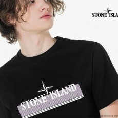 STONEISLAND 스톤아일랜드 트리크로미아 원 반팔 티셔츠