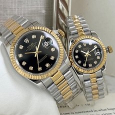 ROLEX 로렉스 데이져스트 콤비 블랙 커플(100%실사)