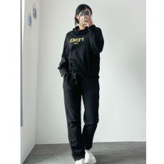 FENDI 펜디 FF배색 스웻 후드 & 팬츠 세트