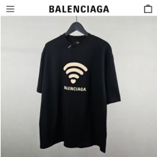 BALENCIAGA 발렌시아가 WiFi 라운드 반팔 티셔츠