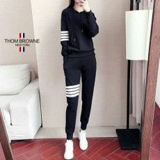 THOM BROWNE 톰브라운 후드니트팬츠세트