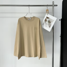 MIUMIU 미우미우 24 후염 로고 패치 롱슬리브