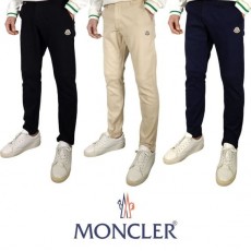 MONCLER 몽끌레어 코튼 스판 논아이론 클래식와팬 치노 팬츠