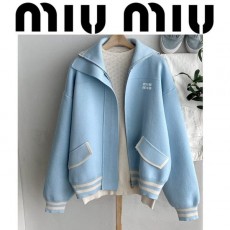 MIUMIU 미우미우 배색포켓 빅카라 집업