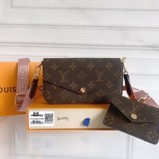 LOUIS VUITTON 루이비통  펠리시 스트랩 고 크로스백