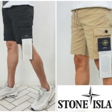 STONEISLAND 스톤아일랜드 밴딩 카고 숏 팬츠