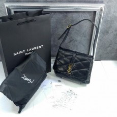 생** 2022 [22M] 698567 숄더백 핸드백 퀼팅 YSL 금장 로고 블랙 LE 57 AAAO0 698567AAAO01000