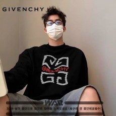 GIVENCHY 지방시 유니크 찌그러짐 긴팔 티셔츠
